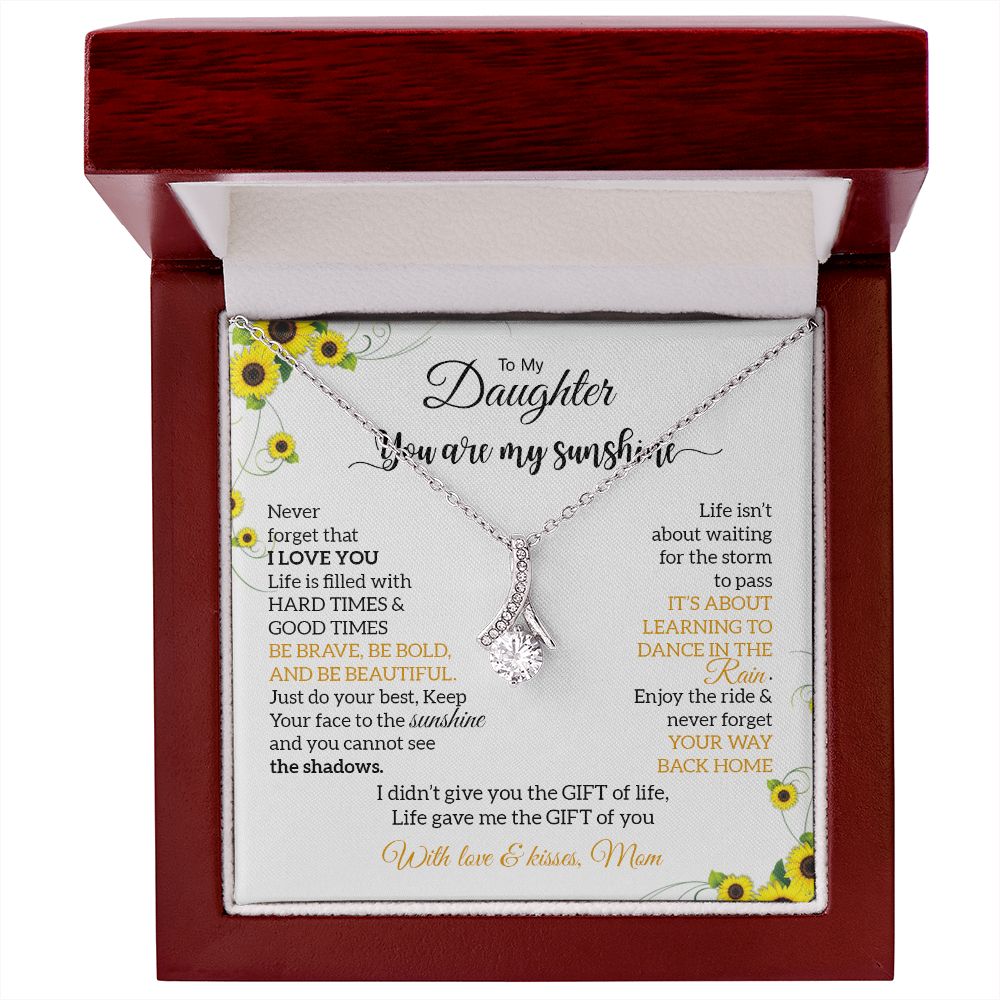 My Daughter | You are my sunshine - Alluring Beauty necklace